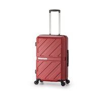 ハードスーツケース 58L TSAロック搭載 旅行日数目安:3~5泊 マットレッド BCHC-2017-24