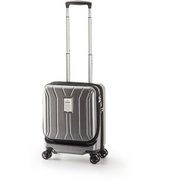 ハードスーツケース 22L 2in1 TSAロック搭載 旅行日数目安:1~2泊 マットブラッシュブラック BCHC-1160-14