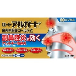 ロートアルガード鼻炎内服薬ゴールドZ 20cp [指定第2類医薬品 鼻炎薬 ※セルフメディケーション税制対象商品]