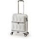ハードスーツケース PANTHEON NEW Wfront open 36L TSAロック搭載 旅行日数目安：1～2泊 マットブラッシュホワイト PTS-6005