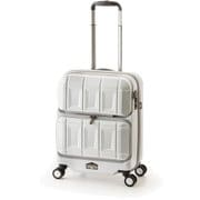 ハードスーツケース PANTHEON NEW Wfront open 36L TSAロック搭載 旅行日数目安:1~2泊 マットブラッシュホワイト PTS-6005