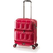 ハードスーツケース PANTHEON NEW Wfront open 36L TSAロック搭載 旅行日数目安:1~2泊 パープリッシュピンク PTS-6005