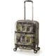 ハードスーツケース PANTHEON NEW Wfront open 36L TSAロック搭載 旅行日数目安：1～2泊 グリーンカモフラージュ PTS-6005