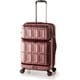 ハードスーツケース PANTHEON NEW Wfront open 拡張タイプ 54L（最大62L） 旅行日数目安：5～7泊 マットブラッシュレッド PTS-6006