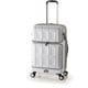 ハードスーツケース PANTHEON NEW Wfront open 拡張タイプ 54L（最大62L） 旅行日数目安：5～7泊 マットブラッシュホワイト PTS-6006