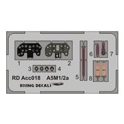 RSDACC018 [1/72 九六式一号/三号艦上戦闘機 内装カラーエッチングパーツ(AVIモデル用)]