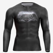 MG131XLBK [BM・GEAR BATMAN VS SUPERMANロングスリーブ XL ブラック]