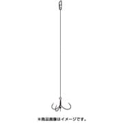 糸付F1カットウ替鈎(ロング)(銀) FG104 3号-ハリス10 (L) [フック・針 船釣り用]