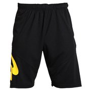 MD199XLBKYE [BM・DRY ビッグロゴハーフパンツ XL ブラック×イエロー]