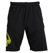 MD204MBKYE [BM・DRY ビッグロゴハーフパンツ2 M ブラック×イエロー]