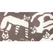 Cat's ランチョンマット ダークグレー LM-RM-02