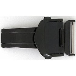 時計バンド用バックル ステンレス 16ミリ ブラック ZB0007N