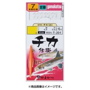 T218 チカ仕掛秋田狐赤金 7本 2.5-0.4 [仕掛け 船用]