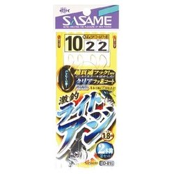 D-816 激釣ライトアジ2本鈎(金フッ素) 10 [仕掛け 船用]