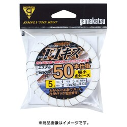 F1キス50本仕掛 極小金ビーズN135 6-1 [仕掛け 投げ用]