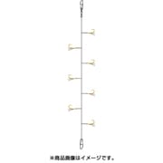 クリスタル小魚仕掛Ⅱ 細地袖胴打7本 KM109 2.5号-ハリス0.3 [仕掛け 磯釣り用]