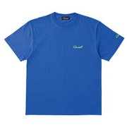 Tシャツ(筆記体ロゴ) GM3441ブルー/グリーン LL [釣り メンズウエア シャツ]