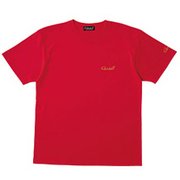 Tシャツ(筆記体ロゴ) GM3441レッド/オレンジ L [釣り メンズウエア シャツ]