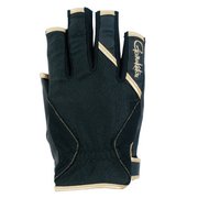 フィッシンググローブ(5本切) GM7234 ブラック M [釣り メンズウエア グローブ]