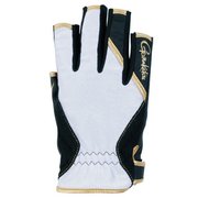フィッシンググローブ(5本切) GM7234 ホワイト M [釣り メンズウエア グローブ]