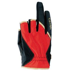 フィッシンググローブ(3本切) GM7239 レッド LL [釣り メンズウエア グローブ]