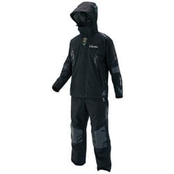 ゴアテックスレインスーツ GM3456 ブラック LL [釣り メンズウエア レインウエア]