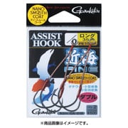 42293 アシストフック 近海ファイン PE ロング GA018 1/0 [フック・針 ルアー用フック]