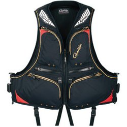 がまかつ GM-2172 フローティングベスト Ｌ　ブラックｘゴールド ヨドバシ.com - がまかつ Gamakatsu フローティングベスト