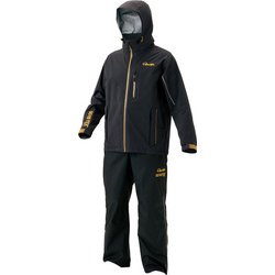 ゴアテックスレインスーツ GM3484ブラック/ゴールド M [釣り メンズウエア レインウエア]