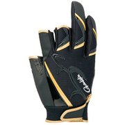 ウィンドストッパーグローブ 3本切 GM7254 BK/BK LL [釣り メンズウエア グローブ]