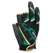 ウィンドストッパーグローブ 3本切 GM7254 BK/GR L [釣り メンズウエア グローブ]