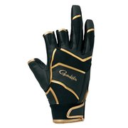 ストレッチフィットグローブ 3本切 GM7256 BK/BK LL [釣り メンズウエア グローブ]