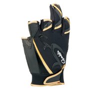 ウィンドストッパーグローブ 5本切ハーフショート GM7258 BK/BK 3L [釣り メンズウエア グローブ]