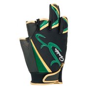 ウィンドストッパーグローブ 5本切ハーフショート GM7258 BK/GR L [釣り メンズウエア グローブ]
