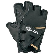 クロスベルトフィッシンググローブ 5本切ショート GM7259 BK/BK L [釣り メンズウエア グローブ]