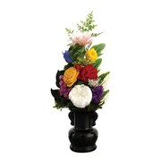 お供え用プリザーブドフラワーアレンジメント 花器付M