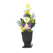 お供え用プリザーブドフラワーアレンジメント「蘭」 花器付S