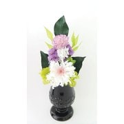 お供え用プリザーブドフラワー優(ゆ) 咲(ら) 花器付S