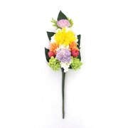お供え用プリザーブドフラワー優(ゆ) 咲(ら) (イエロータイプ) 花のみM