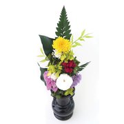 お供え用プリザーブドフラワー 彩(さい)華(か) 花器付