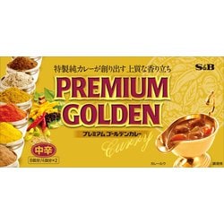 プレミアムゴールデンカレー 中辛 160g [カレールウ]