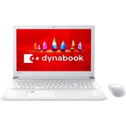 dynabook T75F 15.6型 フルHD/メモリ 8GB/HDD 1TB/ブルーレイ ディスクドライブ (BDXL対応)/Office Home ＆ Business Premium ＋ Office 365サービス/Windows 10 Home 64ビット/リュクスホワイト PT75FWP-BJA2