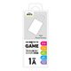 NX-MUA01 [GAME用 マルチUSB電源アダプタ 1A ホワイト]