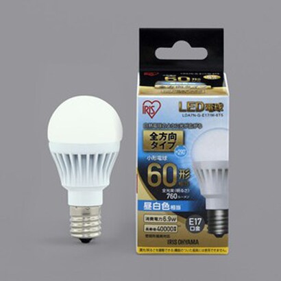 LDA7N-G-E17/W-6T5 [LED電球 60W形相当 E17口金 全方向タイプ 昼白色相当 760lm 密閉器具対応]