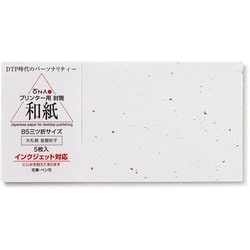 プリンター用紙 大礼紙 金銀砂子 B5用封筒 5枚入