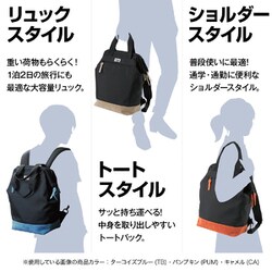 (まとめ）セキセイ フィンダッシュパックンリュック ターコイズブルー FINN-7780-12 1個〔×3セット〕