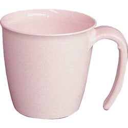 介護食事用品 カラーマグ ピンク