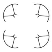 ドローン本体部品 TEL3PG Tello Part 3 Propeller Guards