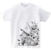 ポプテピピック ホワイトTシャツ A [メンズフリー]