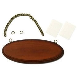 QB151 [木製ボード ブラウン 152x62x13mm]